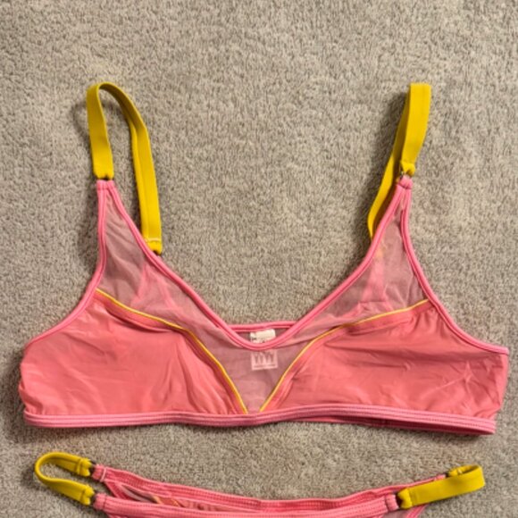 Wicked Weasel - Heat Wave Crop Bikini Top - M & Cheeky Bikini Bottom - XS - Picture 3 of 6